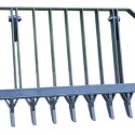PVP PARTS 8' ROOT RAKE (TALL) (WITH MOUNTING BRACKETS & PINS