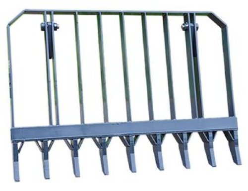 PVP PARTS 8' ROOT RAKE (TALL) (WITH MOUNTING BRACKETS & PINS