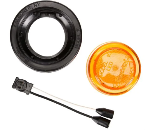 TRUCK-LITE YELLOW MARKER CLEARANCE LIGHT  FEMALE PL-10  12V