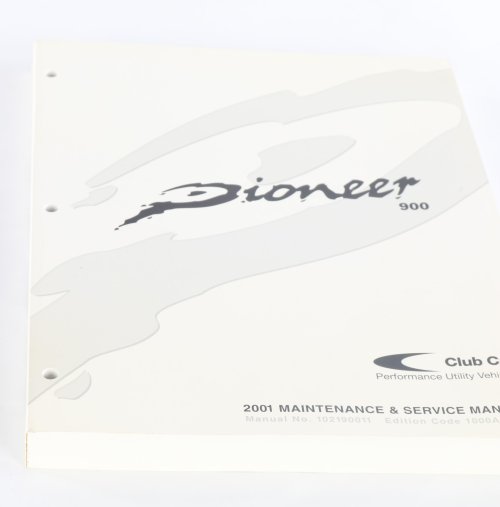 CLUB CAR MAINTENANCE-SERVICE MANUAL FT01 PIONEER 900