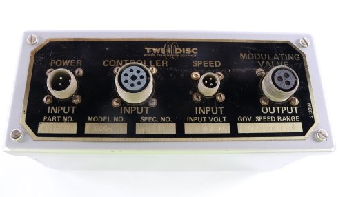 TEREX MODEL ECG POWER UNIT GOVERNOR. SPEED RANGE 200-2000 CPS
