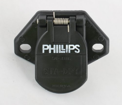 PHILLIPS RECEPTACLE - STA-DRY SOCKET  7 PINS  2 HOLE