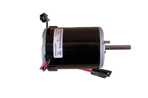 BERGSTROM 12V SINGLE BLOWER MOTOR 5/16\"D  1 SPEED  2 WIRE