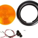 TRUCK-LITE FRONT/PARK/TURN BLACK PVC GROMMET MOUNT 12V PL-3