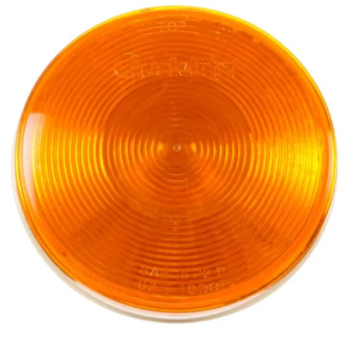 TRUCK-LITE YELLOW ROUND 1 BULB  FRONT/PARK/TURN 12V PL-3
