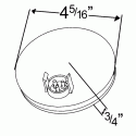 GROTE MFG 4\" SUPERNOVA 10-DIODE LED STOP TAIL TURN LIGHT 12V