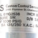 CUSTOM CONTROL SENSORS SWITCH PRESSURE 5A 28 V.D.C.