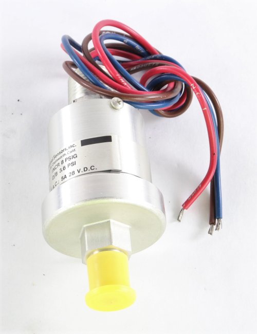 CUSTOM CONTROL SENSORS SWITCH PRESSURE 5A 28 V.D.C.