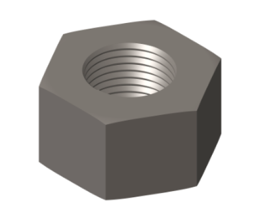 KOMATSU HEAVY HEXAGON NUT FOR BS3 AUTO 5.9L B ENGINE.
