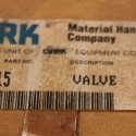 CLARK LIFT TRUCK VALVE