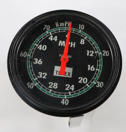 TEREX SPEEDOMETER RATIO 800=FS  164 FRONT 4.5 IN. DIA.