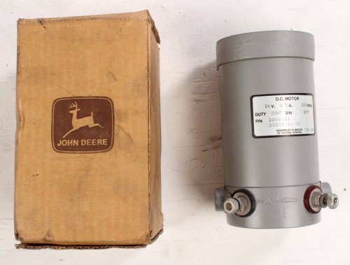 JOHN DEERE MOTOR 24V DC  2.5 A  2300 RPM