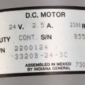 JOHN DEERE MOTOR 24V DC  2.5 A  2300 RPM
