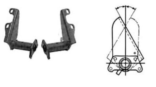 MERITOR AIR BRAKE CHAMBER BRACKET