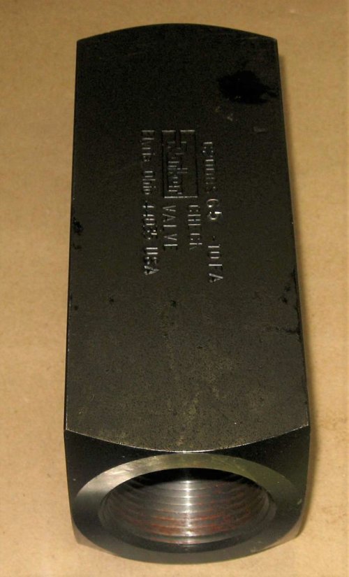 PARKER VALVE CHECK