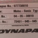 DYNAPAC SONIC SENSOR  F30W TYPE MOBA-SONIC TYP 07