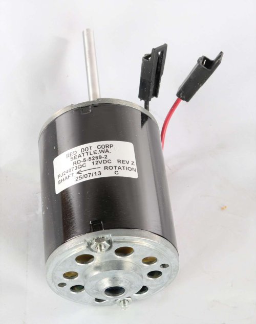 RED DOT 12V SINGLE SHAFT 1 SPEED BLOWER MOTOR