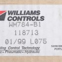 WILLIAMS CONTROLS THREE POS SPRING RETURN FOUR WAY CONTROL VALVE