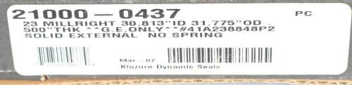 GARLOCK SEAL 30.813 IN ID 31.775 IN OD