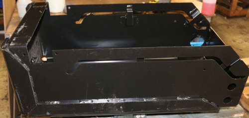 AUTOCAR BATTERY BOX PAINTED STEE