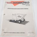 WORK PRO POWER HAULER 250 OPERATOR/MAINTENANCE MAUAL