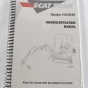 SCAT TRAK [MINI EXCAVATOR] SCAT TRACK MODEL 516/520V OPERATORS MANUAL