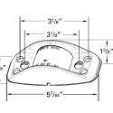 GROTE CLEARANCE/MARKER LIGHT  DIE-CAST ALUMINUM  RED