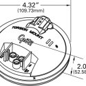 GROTE TORSION MOUNT II 4\" STOP TAIL TURN LIGHT