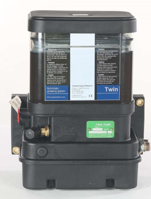 F203368 from GROENEVELD 24V TWIN AUTOMATIC LUBE PUMP