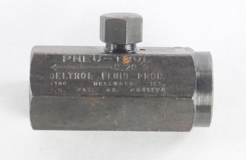 DELTROL CHECK VALVE 1/2IN 5000PSI 1/4IN  PORT 6 PGM