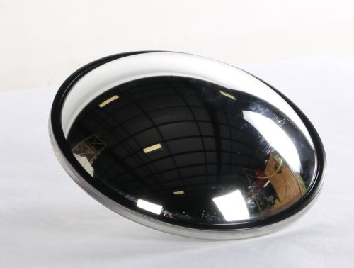 VELVAC 8-1/2\" STEEL CENTER MOUNT WIDE VIEW CONVEX MIRROR