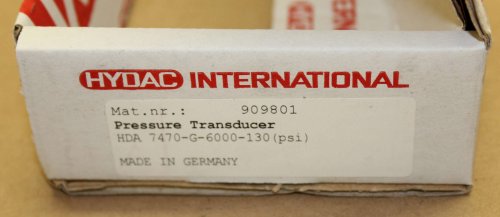 HYDAC PRESSURE TRANSDUCER