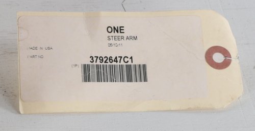 NAVISTAR STEER ARM FIN DRAWING CARC
