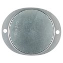 GROTE STEEL TWO-HOLE MOUNTING RED REFLECTOR
