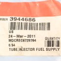 CUMMINS ENGINE CO. INJECTOR FUEL SUPPLY TUBE FOR TIER 2 CONST. 8.3L C