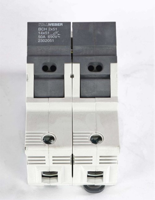 ITALWEBER CIRCUIT BREAKER BCH2X51 SERIES 50A 690V 2-POLE
