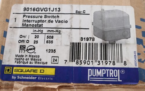 SCHNEIDER ELECTRIC VACUUM SWITCH