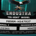 ENDUSTRA FILTER TRI-VENT FILTER SILENCER ASSEMBLY