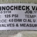 TECHNO CHECK VALVES 4in BUTTERFLY CHECK VALVE