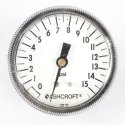 ASHCROFT PRESSURE GAUGE 0-15PSI 2.5inDIA