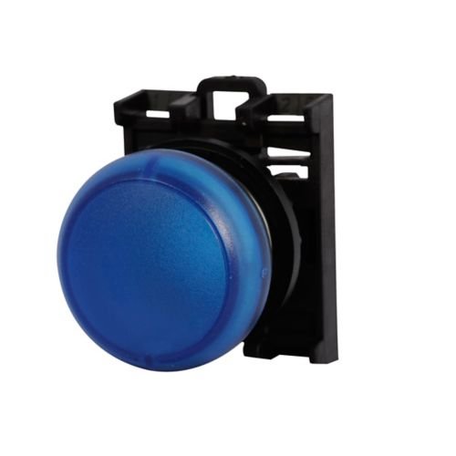 CUTLER HAMMER COMPLETE INDICATING LIGHT  ILLUMINATED BLUE