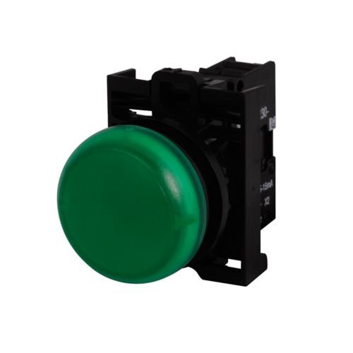 CUTLER HAMMER INDICATING LIGHT  ILLUMINATED GREEN