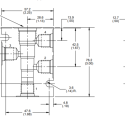 PARKER VALVE BODY FOR BLOCK C08-4 ALUMINUM NPTF 1/4