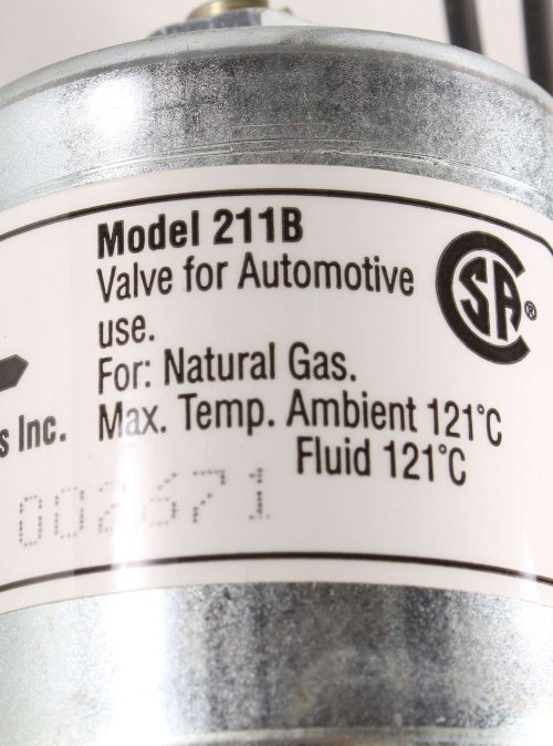 IRON WING SALES  INVENTORY SOLENOID VALVE -CNG - ADVANCED FUEL COMPONENTS