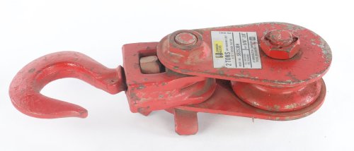 GUNNEBO - JOHNSON BLOCKS CO. SB2S3BH JOHNSON BLOCK 2 TON HOOK SNATCH-NO LATCH