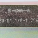 FLUTEC VALVES INLINE HYDRAULIC CHECK VALVE