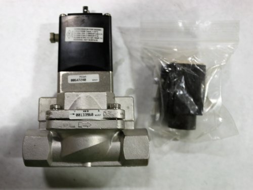 BURKERT SOLENOID VALVE 1/2in 2W NC 304-SS SEAL WATER