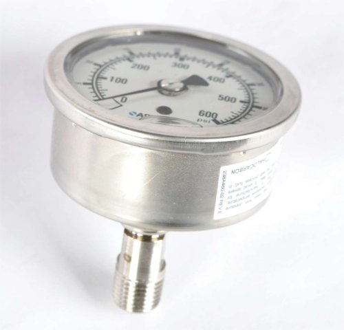 ASHCROFT PRESSURE GAUGE - LIQ FILLED 1/4inNPT