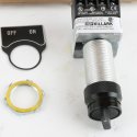 HUBBELL SWITCH 2-POS BLK 1NO/1NC