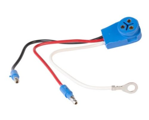GROTE STOP/TAIL/TURN THREE-WIRE 90° PLUG-IN PIGTAILS 8''